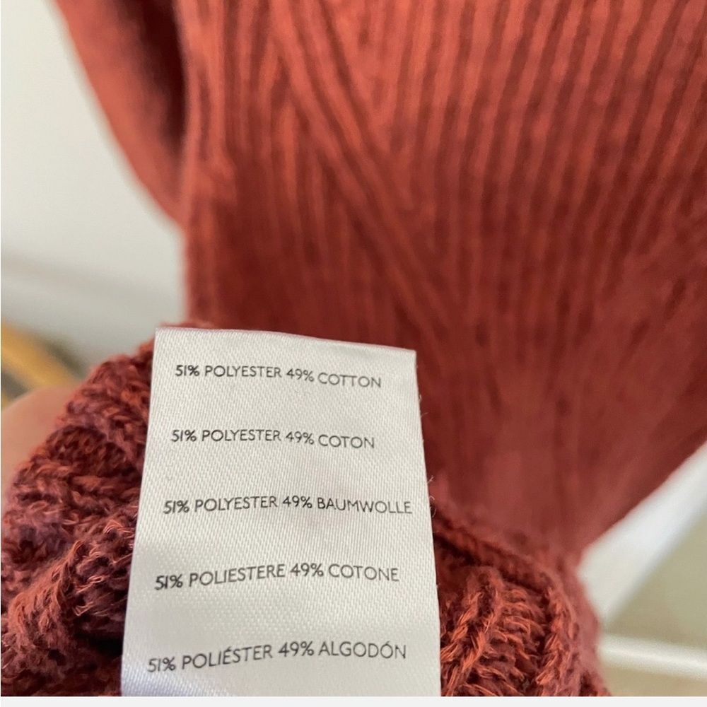 Free People Mont Blanc Mini Sweater Dress In Red Jasper - Picture 12 of 12